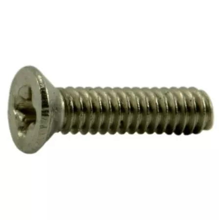 #0-80 x 1/418-8 Stainless Phillips Flat Mini Machine Screws MSFSS-113 (25 pcs.)