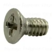 0-80 X 1/8 Stainless Phillips Flat Miniature Machine Screws - Pack Of 100