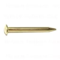 1-1/2 Inch Brass Plated Bendless Nails For Picture Hanging - Durable And Reliable