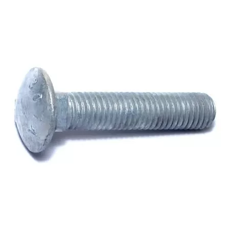 1/2-13 X 2-1/2 Hot Dip Galvanized Grade 2 Carriage Bolts