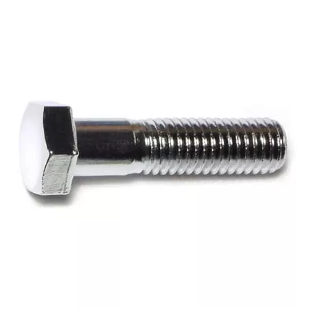 1/2 -13 x 2Chrome Plated Grade 5 Steel Coarse Thread Hex Cap Screws (5 pcs.)