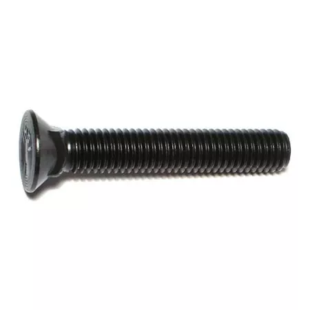 1/2-13 X 3 Plain Grade 5 Steel Coarse Thread Flat Head Plow Bolts