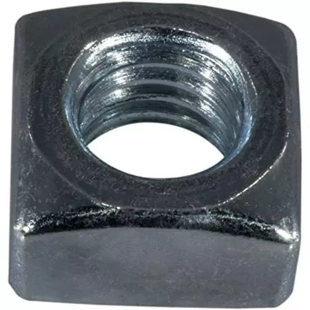 1/2-13 Zinc Coarse Square Nuts - Pack Of 10