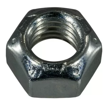 1/2-13 Zinc Plated Grade 2 Steel Coarse Thread Lock Nuts - Type C