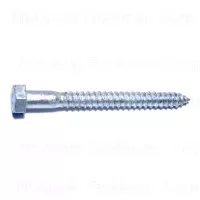 1/2 Inch X 5 Inch Galvanized Hex Lag Screws - Heavy Duty Fasteners