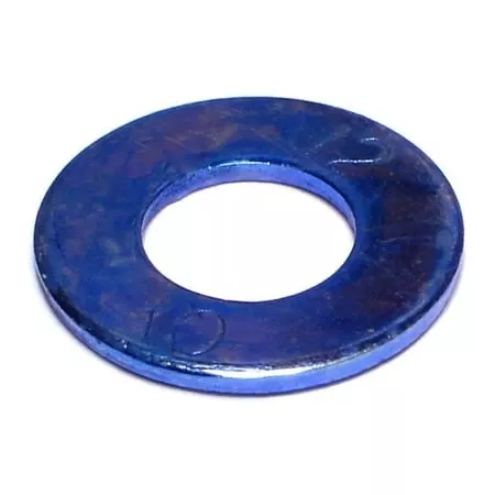 1/2 Inch Yellow Zinc Grade 8 Sae Flat Washers - Durable Steel Construction