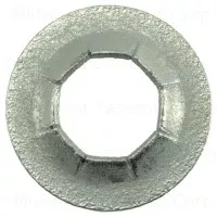 1/2 Inch Zinc Push Nut Washers - Durable And Corrosion Resistant Fasteners