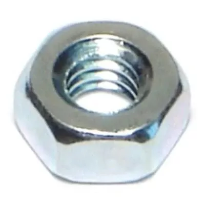 1/4-20 Zinc Plated Grade 5 Coarse Thread Hex Nuts - Durable Steel Fasteners