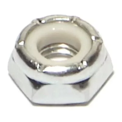 1/4 -28 Zinc Grade 2 Nylon Insert Lock Nuts LKNUT-086 (10 pcs.)
