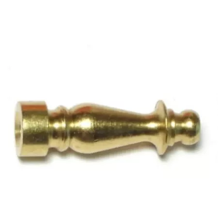 1/4 F x 1-1/2Brass Finials (5 pcs.)