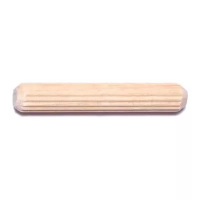 1/4 X 1-1/2 Birch Fluted Dowel Pins - Model Dpbw-056