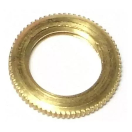 1/4IP x 3/4Brass Knurled Lock Nuts LKNUTB-023 (10 pcs.)