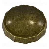 1/8 Fip Antique Brass Plated Lock-up Knobs - Elegant Hardware For Doors And Cabinets