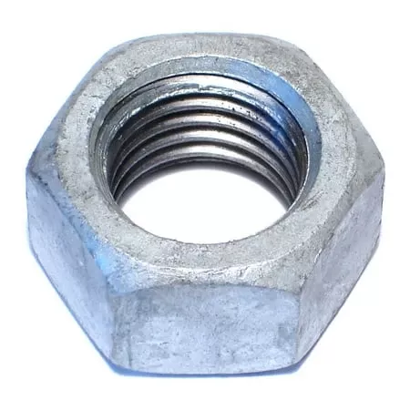 1-8 Hot Dip Galvanized Steel Coarse Thread Finished Hex Nuts - Hns-320