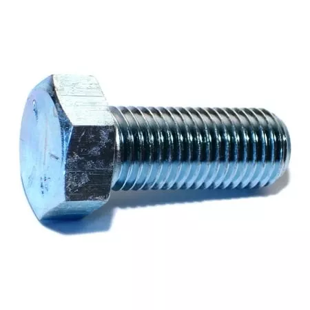 1-8 X 2-1/2 Zinc Plated Grade 5 Coarse Thread Hex Cap Screws