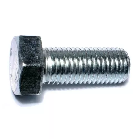 1 -8 x 2-1/2Zinc Grade 2 / A307 Hex Bolts (5 pcs.)