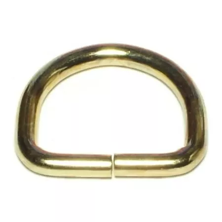 1/8x 1-1/8Brass D-Rings DRNG-075 (12 pcs.)
