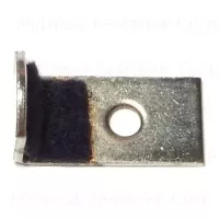 1" X 1/2" X 16 Gauge Zinc And Felt Mirror Right Angle Clips