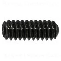10-24 X 1/2 Black Oxide Coarse Socket Set Screws - Durable Fasteners For Various Applications