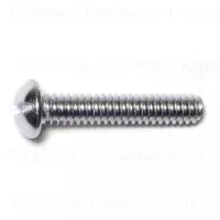 10-24 X 1 Chrometint Slotted Round Machine Screws - Durable Fasteners For Various Applications