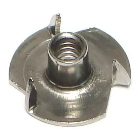 #10-24 x 9/3218-8 Stainless Steel Coarse Thread Pronged Tee Nuts (10 pcs.)
