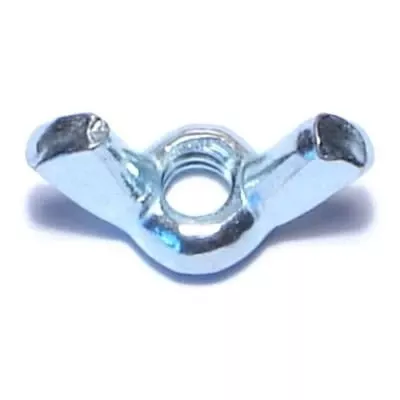 #10-24 Zinc Cold Forged Wing Nuts - Durable Steel Coarse Thread Fasteners