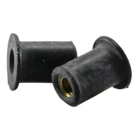 #10-32 x 1/2Rubber Fine Thread Well Nuts WNR-049 (10 pcs.)