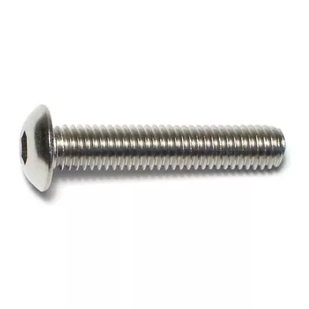 #10-32 x 118-8 Stainless Button Head Socket Cap Screws SCSBSS-126 (20 pcs.)