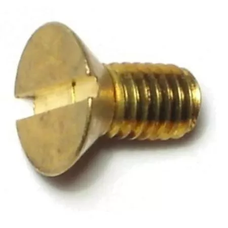 #10-32 x 3/8Brass Slotted Flat Head Machine Screws MSFB-240 (30 pcs.)