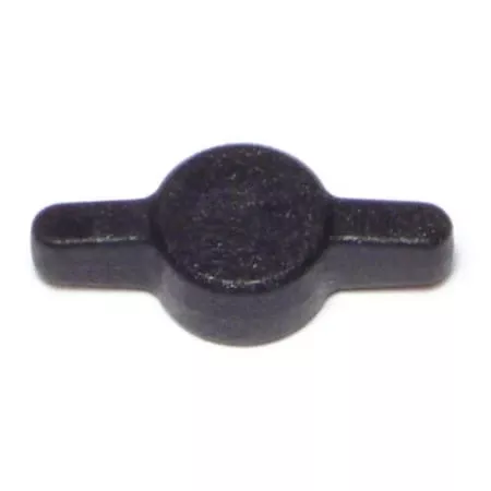 #10 Black Plastic Tee Thumb Screw Knobs (5 pcs.)