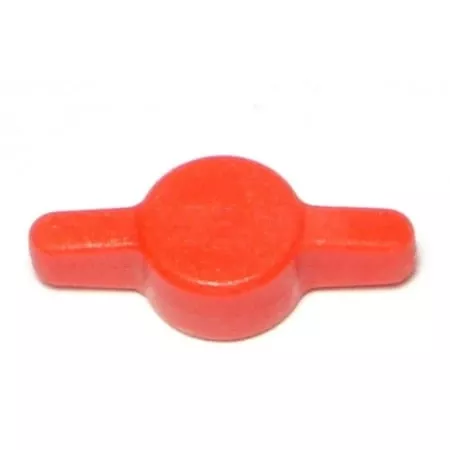#10 Red Plastic Tee Thumb Screw Knobs (5 pcs.)