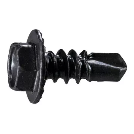 #10 x 1/2Brown Hex Head Self-Drilling Screws (100 pcs.)
