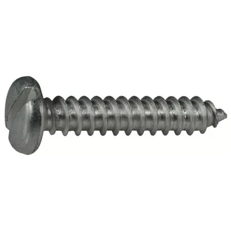 #10 X 1 Aluminum Slotted Pan Head Sheet Metal Screws - Smspa-126