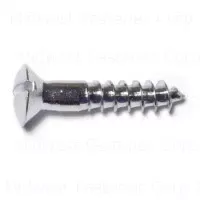 10 X 1 Chrometint Slotted Oval Wood Screws - Durable And Versatile Fasteners