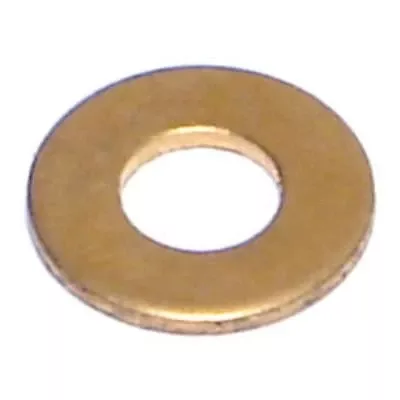 #10 X 13/64 X 7/16 Brass Flat Washers - Pack Of 100