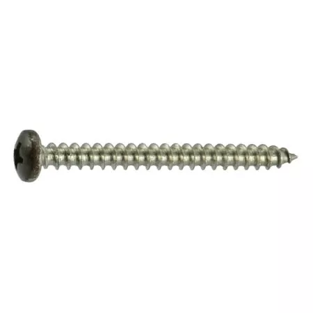 #10 X 2 Stainless Steel Phillips Pan Head Screws For Shutter & Storm Windows