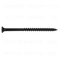 10 X 3-1/2 Inch Black Phosphate Coarse Phillips Drywall Screws - 100 Count
