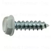 10 X 3/4 Inch White Phillips Pan Sheet Metal Screws - Durable Fasteners
