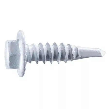 #10 x 3/4White Hex Head Self-Drilling Screws (100 pcs.)