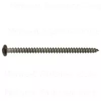 10 X 3 Stainless Steel Shutter Screws - Brown Finish, Pack Of 100