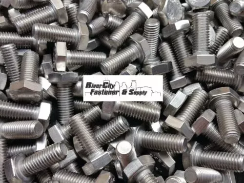 10mm-1.50 X 25mm Stainless Coarse Hex Cap Screws - 25 Count