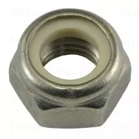 12mm-1.75 Stainless Coarse Metric Nylon Insert Lock Nuts - Durable And Reliable Fasteners