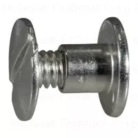 13/64 X 3/16 Aluminum Screw Posts With Screws For Binding And Fastening