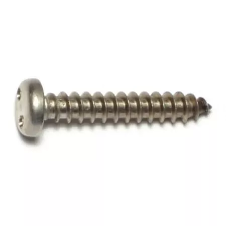 #14 x 1-1/218-8 Stainless Spanner Security Pan Sheet Metal Screws (4 pcs.)