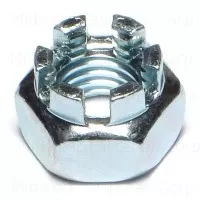 14mm-2.00 Zinc Castle Nuts - Durable Fasteners For Secure Connections
