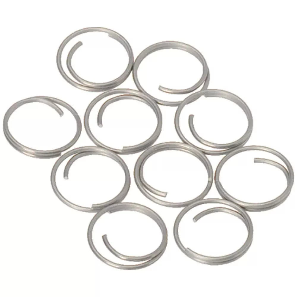 14mm Stainless Split Rings 10-Pack