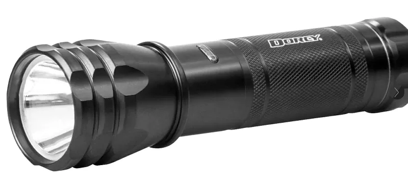 150 Lumen K2 Luxeon Led Flashlight With Battery Indicator And 3 Aaa Batteries