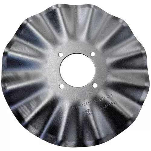 17" X 4MM, 4" RCH, 5-1/4" BCD Wavy Coulter Blade