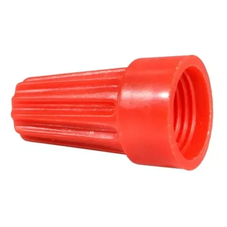 #18 To #10 Red Plastic Zinc Wire Nuts - Ideal For Electrical Connections