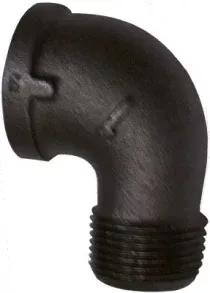 2-1/2" - Black Malleable Street 90-Elbow